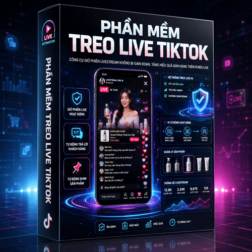 Phần mềm treo live TikTok